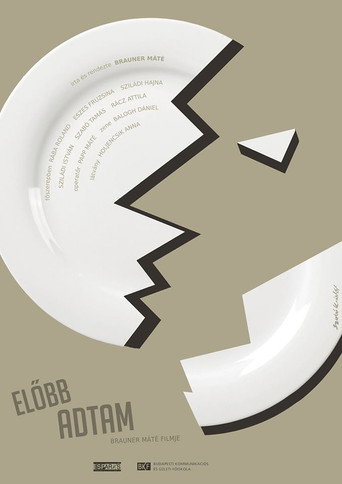 Előbb adtam movie poster