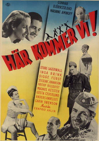 Här kommer vi ... movie poster