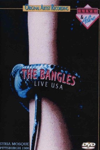 The Bangles: Live at the Syria Mosque movie poster