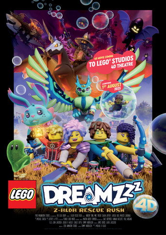 LEGO DREAMZzz Z-Blob Rescue Rush 4D movie poster