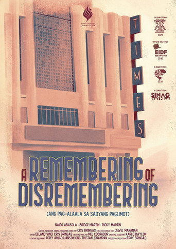 A Remembering of Disremembering movie poster