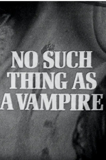 No Such Thing as a Vampire movie poster