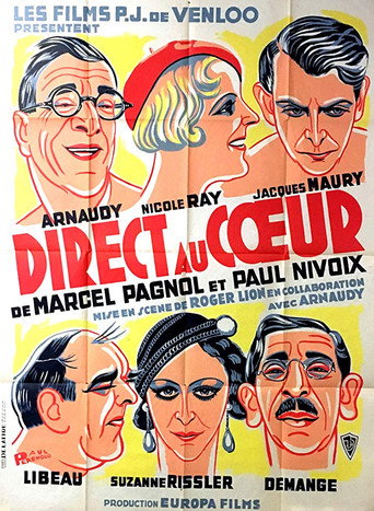 Direct au coeur movie poster