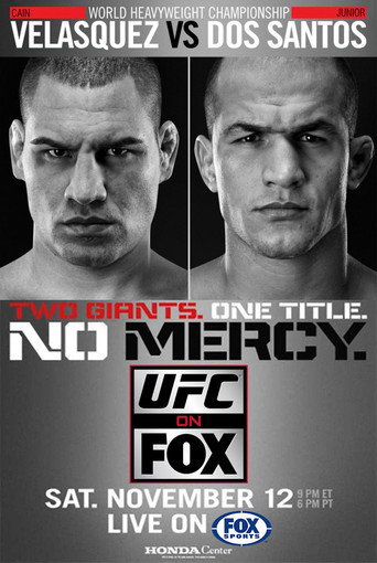 UFC on Fox 1: Velasquez vs. Dos Santos movie poster