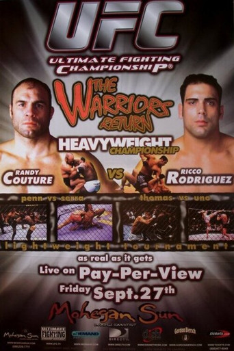 UFC 39: The Warriors Return movie poster