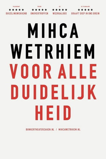 Micha Wertheim: Voor Alle Duidelijkheid movie poster