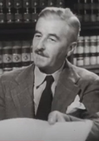 William Faulkner on his native soil in Oxford, Mississippi movie poster