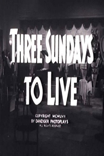Three Sundays to Live movie poster