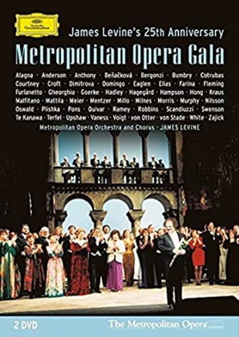 Metropolitan Opera Gala James Levine's 25th Anniversary movie poster