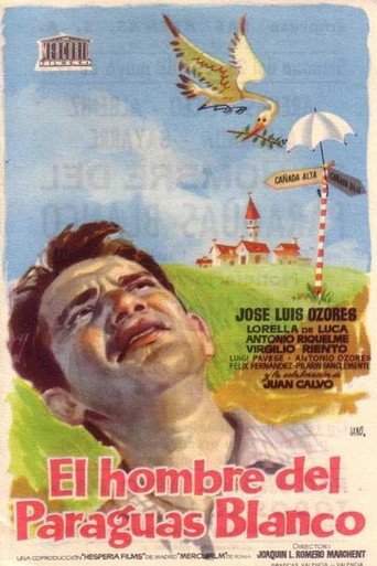 El hombre del paraguas blanco movie poster