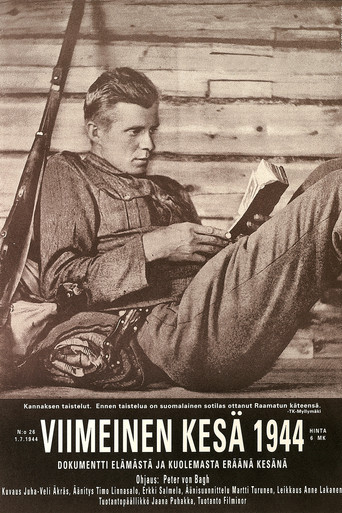 The Last Summer 1944 movie poster