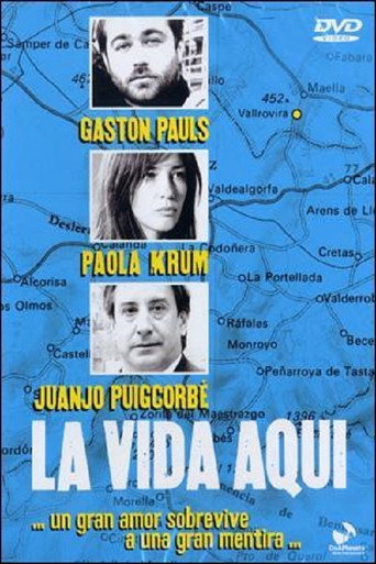 La vida aquí movie poster
