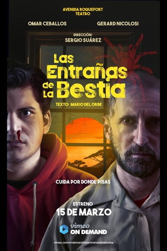Las entrañas de la bestia movie poster