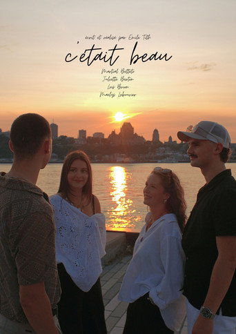 c'était beau movie poster