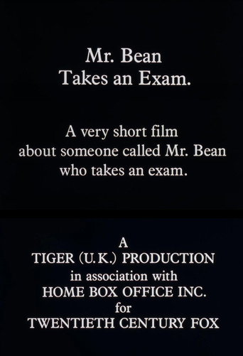 Mr. Bean Takes an Exam movie poster