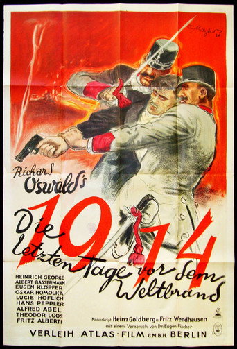1914: The Last Days Before the War movie poster