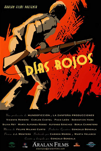Días rojos movie poster
