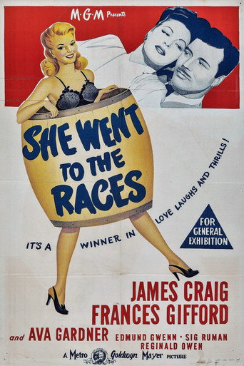 She Went to the Races movie poster