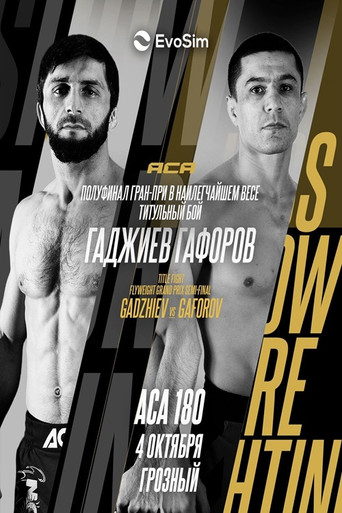 ACA 180: Gadzhiev vs. Gaforov movie poster