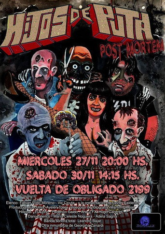 Hijos de puta post mortem movie poster