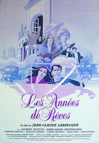 Les années de rêves movie poster