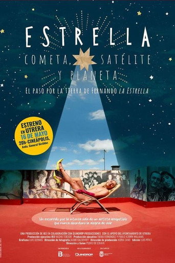 Estrella, cometa, satélite y planeta movie poster
