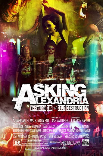 Asking Alexandria | Through Sin + Self Destruction movie poster