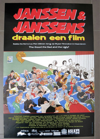 Janssen & Janssens draaien een film movie poster