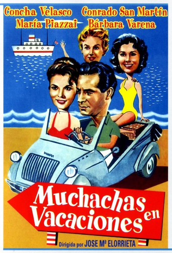 Muchachas en vacaciones movie poster