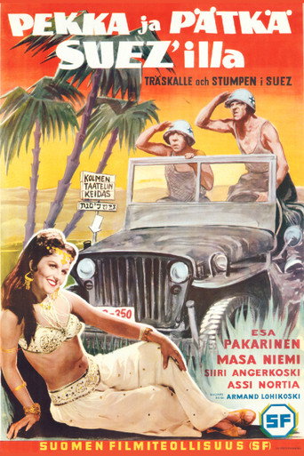 Pekka ja Pätkä Suezilla movie poster