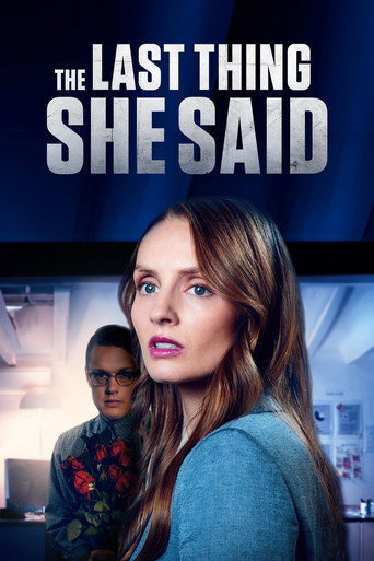The Last Thing She Said movie poster