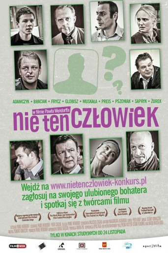 Nie ten człowiek movie poster