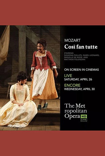 The Metropolitan Opera: Così Fan Tutte movie poster
