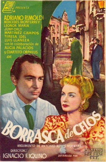 Borrasca de celos movie poster