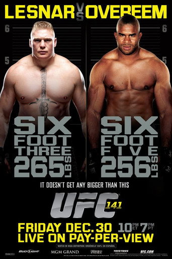 UFC 141: Lesnar vs. Overeem movie poster