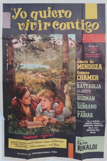 Yo quiero vivir contigo movie poster