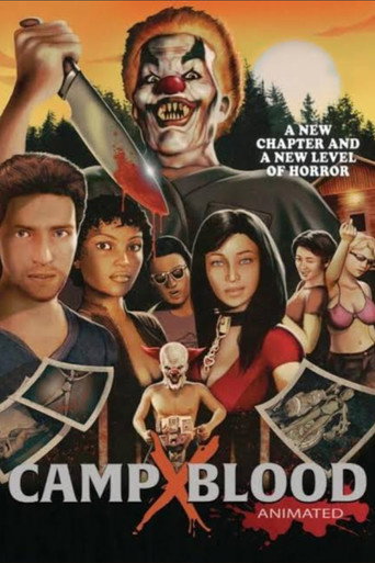Camp Blood X: Animated movie poster