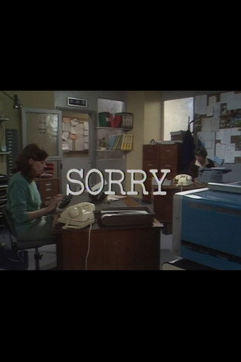 Sorry movie poster