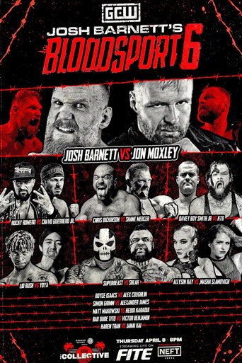 GCW Josh Barnett’s Bloodsport 6 movie poster