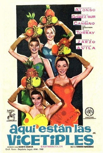 ¡Aquí están las vicetiples! movie poster
