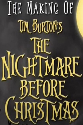 The Making of Tim Burton's 'The Nightmare Before Christmas' movie poster