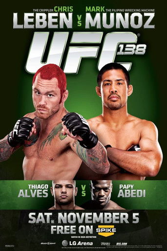 UFC 138: Leben vs. Muñoz movie poster