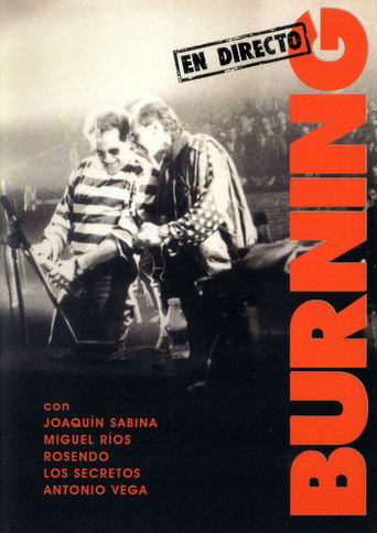Burning en directo movie poster