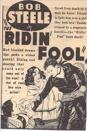 The Ridin' Fool movie poster