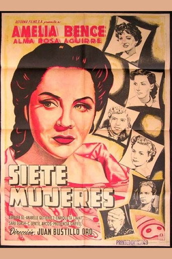 Siete mujeres movie poster