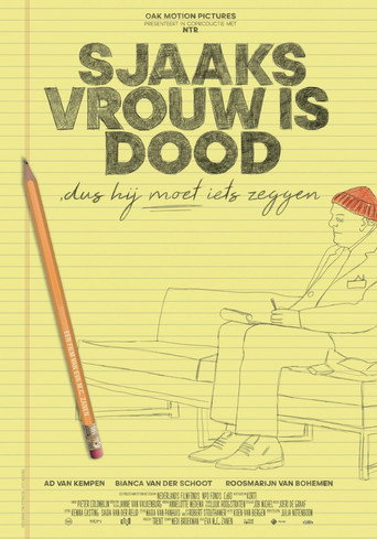 Sjaaks vrouw is dood dus hij moet iets zeggen movie poster