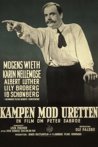 Kampen mod uretten movie poster