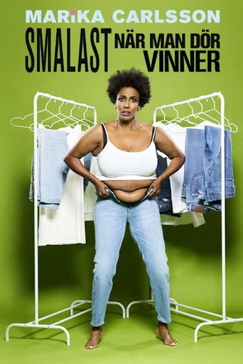 Smalast när man dör vinner movie poster