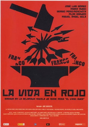 La vida en rojo movie poster