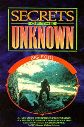Secrets of the Unknown: Big Foot movie poster
